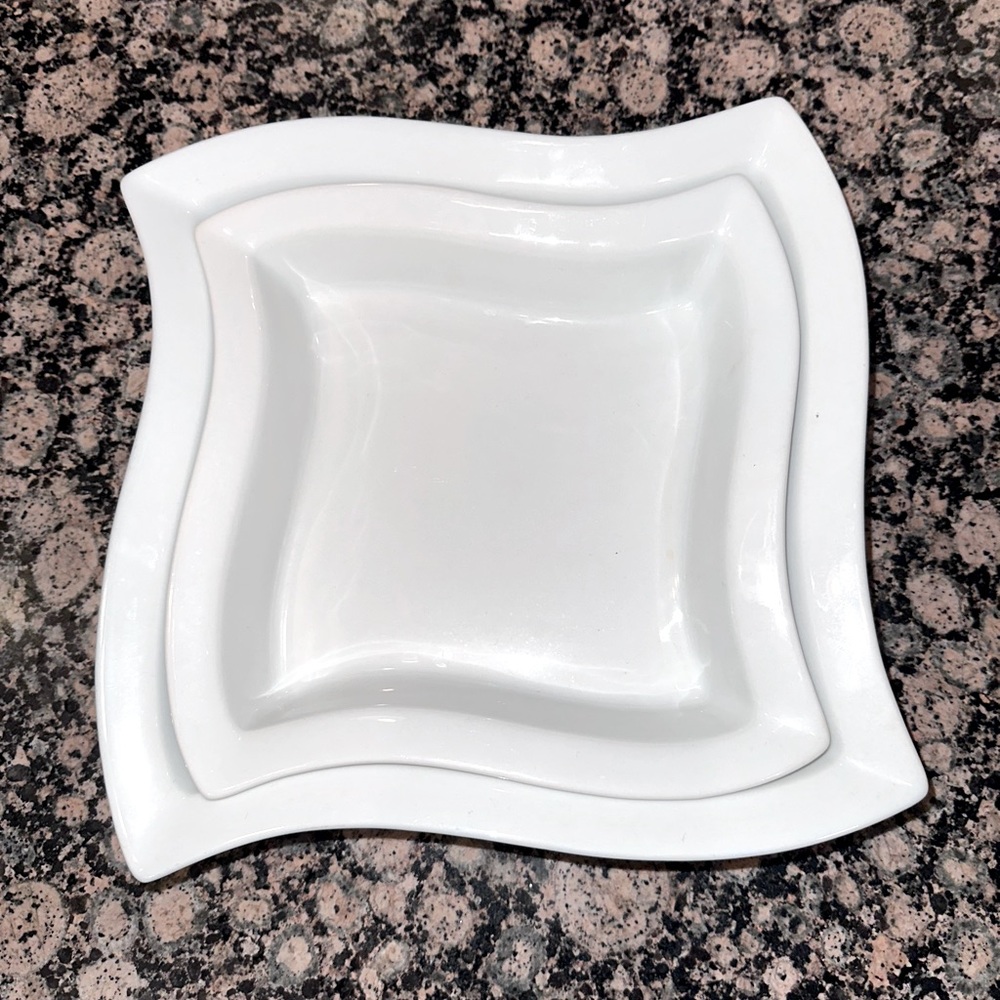 Pier 1 wavy serving dishes